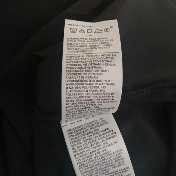 Athleta Rincon black sleeveless rushing waistband women's size Medium - Picture 8 of 9